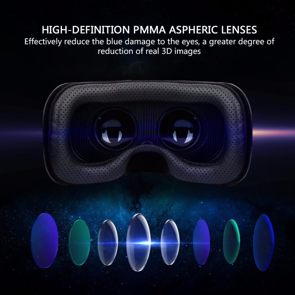 3D Virtual Reality Glasses with Stereo Headphone 3D Virtual Reality Glasses with Stereo Headphone