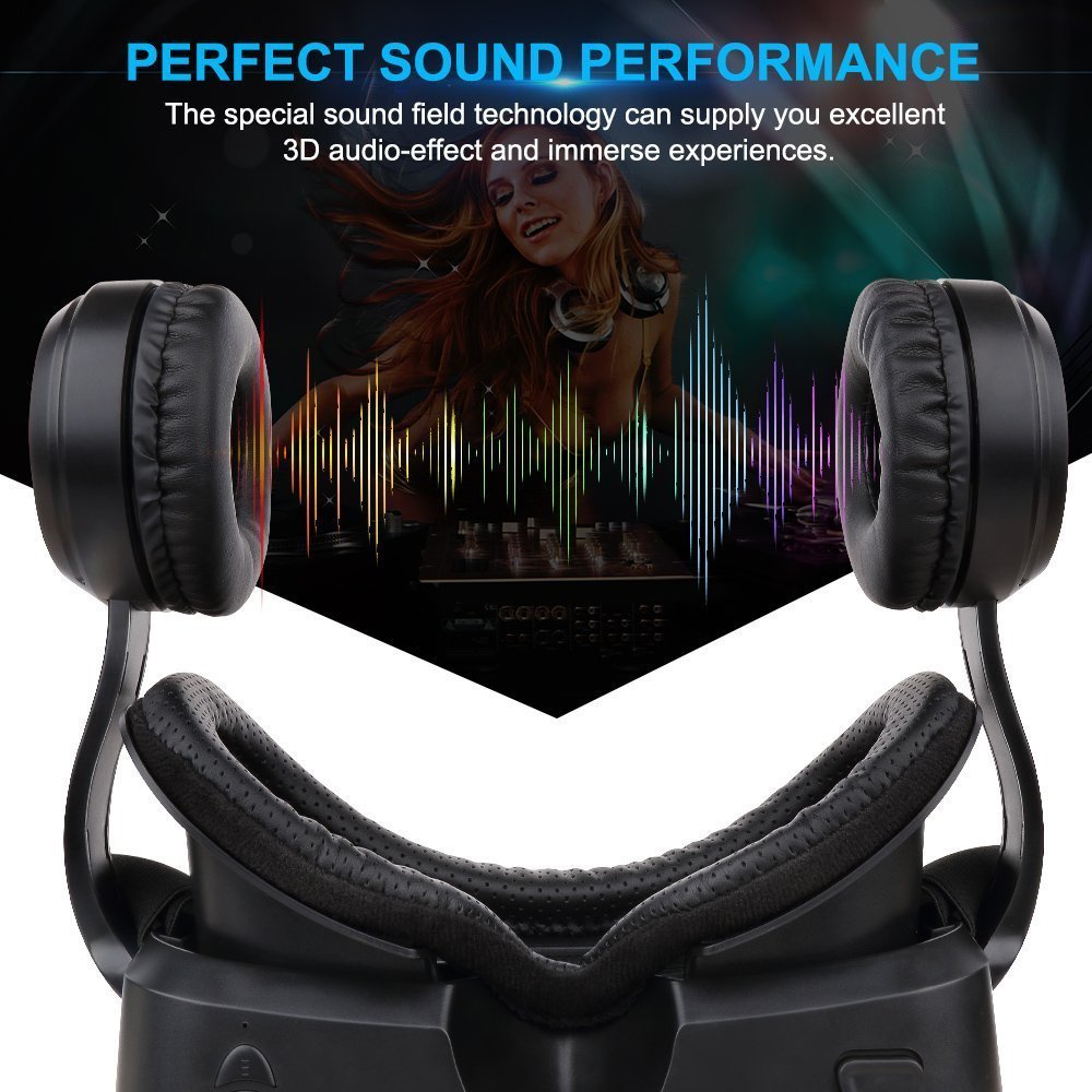 3D Virtual Reality Glasses with Stereo Headphone 3D Virtual Reality Glasses with Stereo Headphone