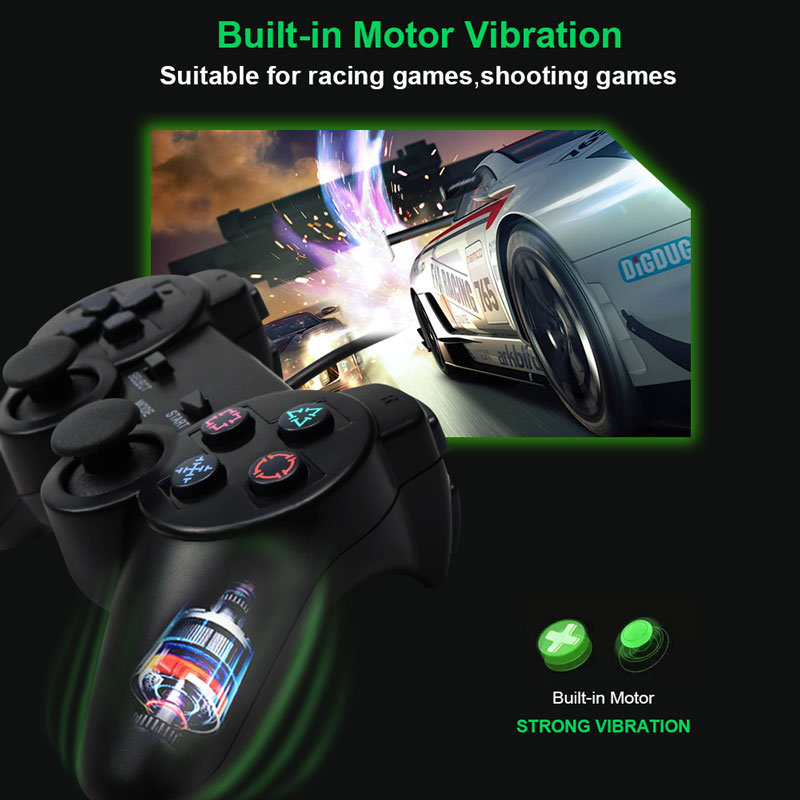 Transparent Color Wired Controller For PS2 bulit-in Vibration Joystick Gamepad Joypad Through Color For Playstation 2 Controller Transparent Color Wired Controller For PS2 bulit-in Vibration Joystick Gamepad Joypad Through Color For Playstation 2 Controller