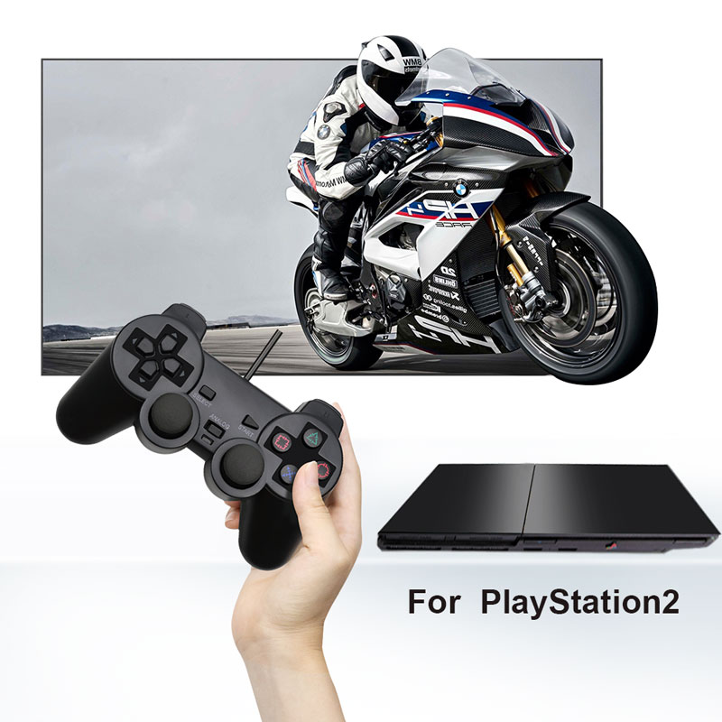 Transparent Color Wired Controller For PS2 bulit-in Vibration Joystick Gamepad Joypad Through Color For Playstation 2 Controller Transparent Color Wired Controller For PS2 bulit-in Vibration Joystick Gamepad Joypad Through Color For Playstation 2 Controller