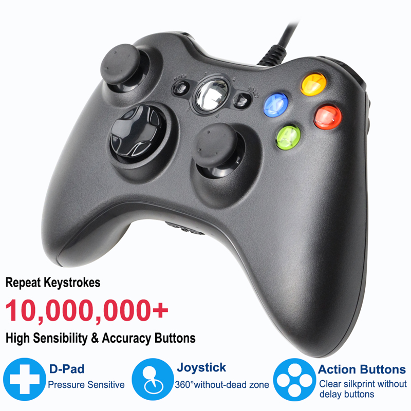 For Xbox 360 Microsoft USB Wired Controller PC Cellphone Joypad Gamepad Console Wired For XBOX360 Game Joystick For Xbox 360 Microsoft USB Wired Controller PC Cellphone Joypad Gamepad Console Wired For XBOX360 Game Joystick