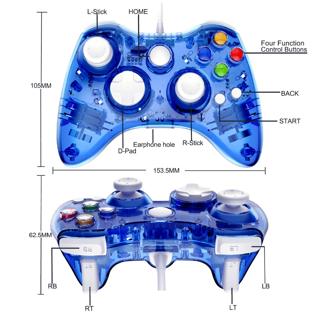 For Xbox 360 Microsoft USB Wired Controller PC Cellphone Joypad Gamepad Console Wired For XBOX360 Game Joystick For Xbox 360 Microsoft USB Wired Controller PC Cellphone Joypad Gamepad Console Wired For XBOX360 Game Joystick