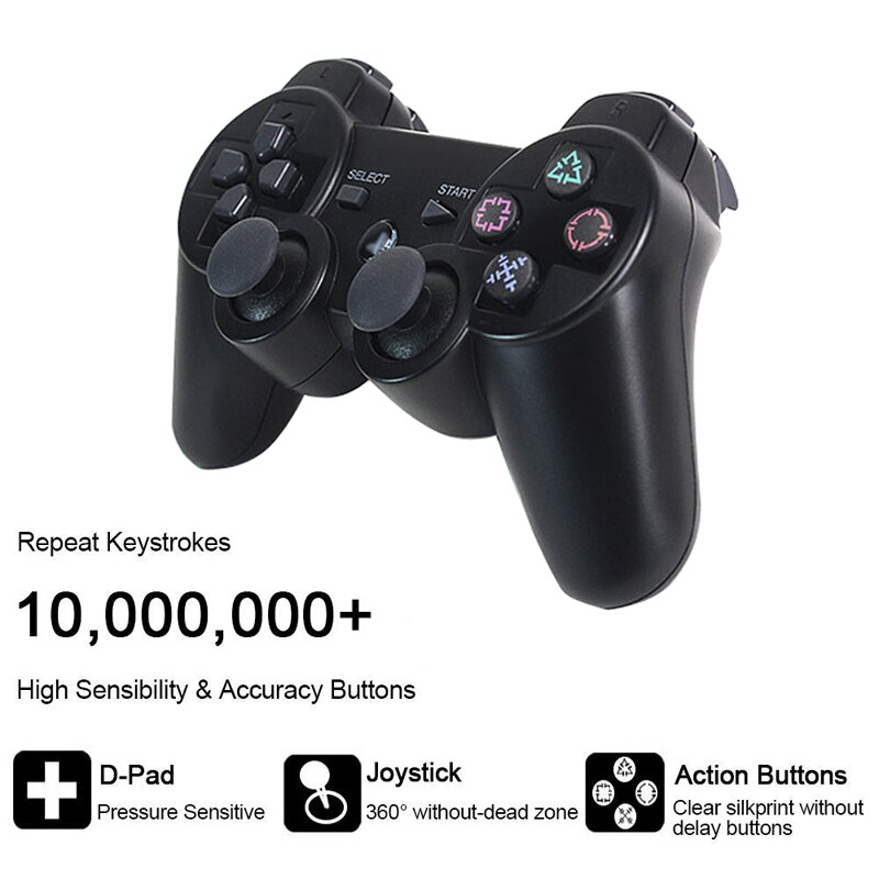 For SONY PS3 Controller Bluetooth Wireless Gamepad for Play Station 3 Joystick Console for Dualshock 3 SIXAXIS Controle For PC For SONY PS3 Controller Bluetooth Wireless Gamepad for Play Station 3 Joystick Console for Dualshock 3 SIXAXIS Controle For PC