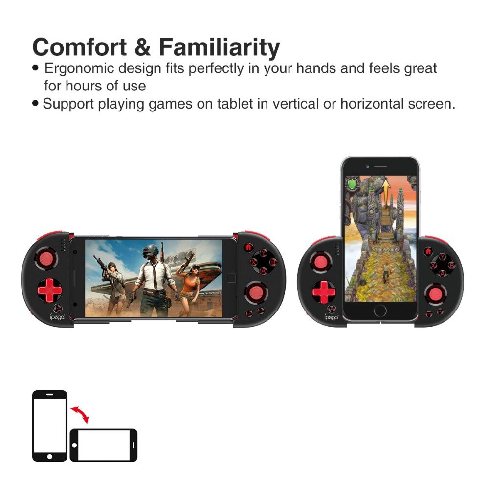 PG9087 Extendable Bluetooth Wireless Controller Remote Control For Android PUBG Smartphone Gamepad TV Box Joystick PG9087 Extendable Bluetooth Wireless Controller Remote Control For Android PUBG Smartphone Gamepad TV Box Joystick