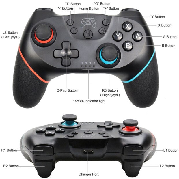 Wireless-Bluetooth Gamepad For Nintend Switch Pro NS-Switch Pro Game joystick Controller For Switch Console with 6-Axis Handle Wireless-Bluetooth Gamepad For Nintend Switch Pro NS-Switch Pro Game joystick Controller For Switch Console with 6-Axis Handle