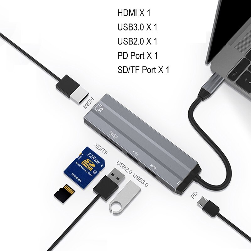 USB HUB C HUB to Multi USB 3.0 HDMI Adapter Dock for MacBook Pro Accessories USB-C Type C 3.1 Splitter 3 Port for Samsung USB HUB C HUB to Multi USB 3.0 HDMI Adapter Dock for MacBook Pro Accessories USB-C Type C 3.1 Splitter 3 Port for Samsung