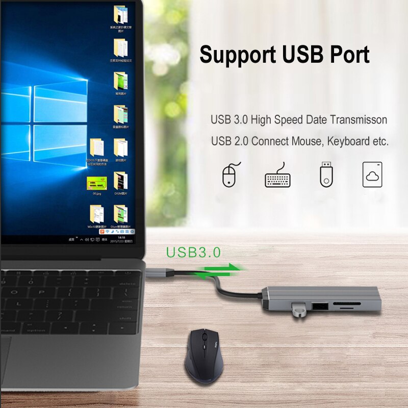 USB HUB C HUB to Multi USB 3.0 HDMI Adapter Dock for MacBook Pro Accessories USB-C Type C 3.1 Splitter 3 Port for Samsung USB HUB C HUB to Multi USB 3.0 HDMI Adapter Dock for MacBook Pro Accessories USB-C Type C 3.1 Splitter 3 Port for Samsung