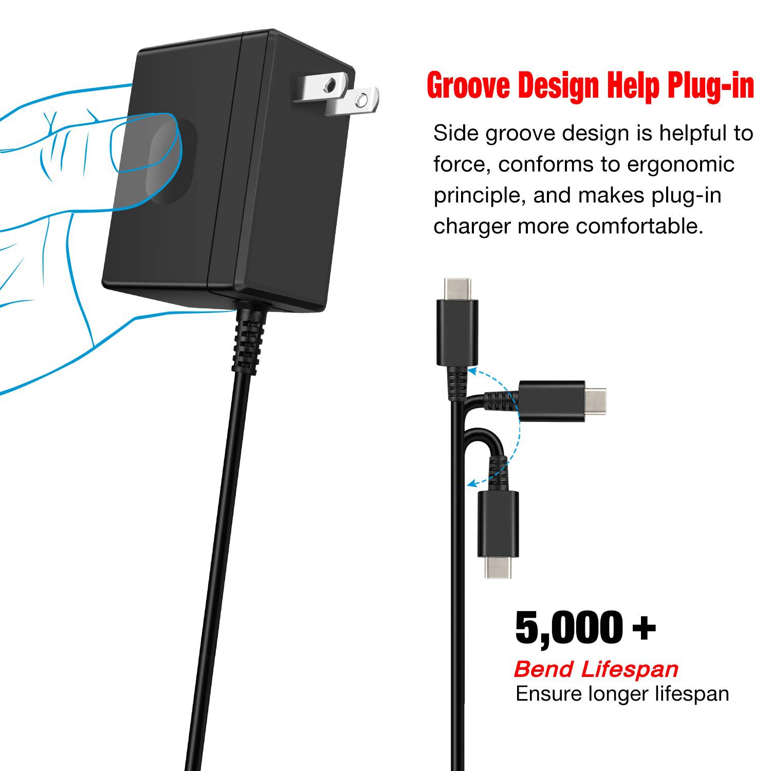 US Plug AC Adapter Charger For Nintend Switch NS Game Console Wall Travel Home Charge 5V 2.6A Charging USB Type C Power Supply US Plug AC Adapter Charger For Nintend Switch NS Game Console Wall Travel Home Charge 5V 2.6A Charging USB Type C Power Supply