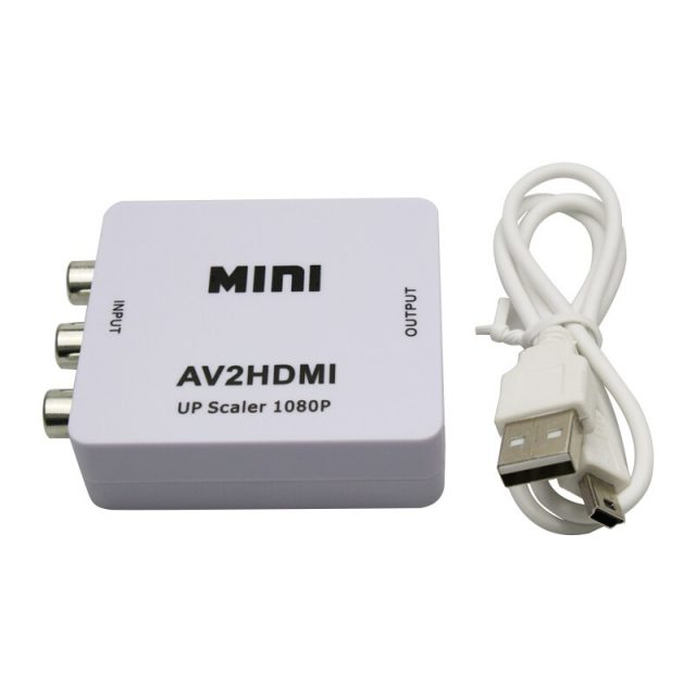 Mini AV to HDMI Converter Adapter Gamer Fuss