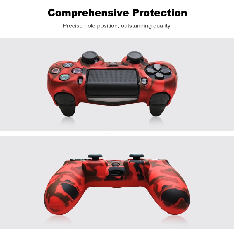 Soft Silicone Gel Rubber Case Cover For SONY Playstation 4 PS4 Controller Skin Protection Case For PS4 Pro Slim Gamepad Controle Soft Silicone Gel Rubber Case Cover For SONY Playstation 4 PS4 Controller Skin Protection Case For PS4 Pro Slim Gamepad Controle