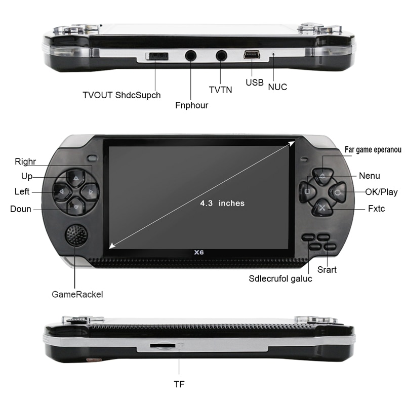 Free Shipping handheld game console real 8GB Memory portable video game built in thousand free games better than sega tetris nes Free Shipping handheld game console real 8GB Memory portable video game built in thousand free games better than sega tetris nes