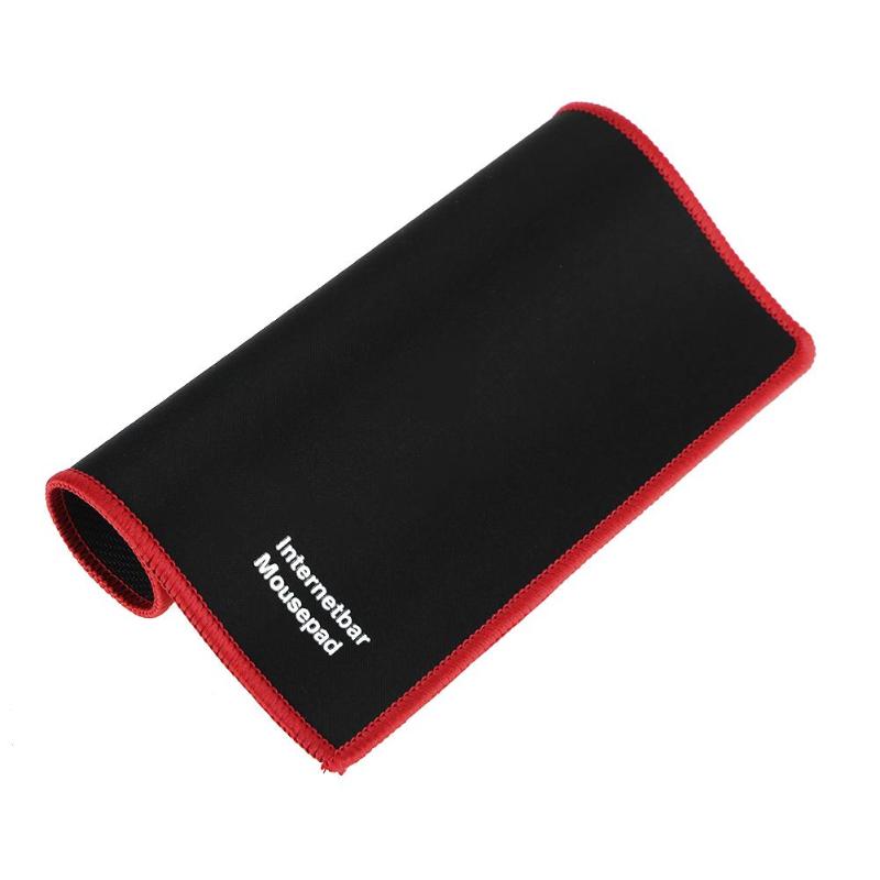 Hot 25*21CM Mouse Pad Black Red Lock Edge Rubber Speed Gaming Mouse Pad for PC Laptop Computer Black Games Mousepad Micepad New Hot 25*21CM Mouse Pad Black Red Lock Edge Rubber Speed Gaming Mouse Pad for PC Laptop Computer Black Games Mousepad Micepad New