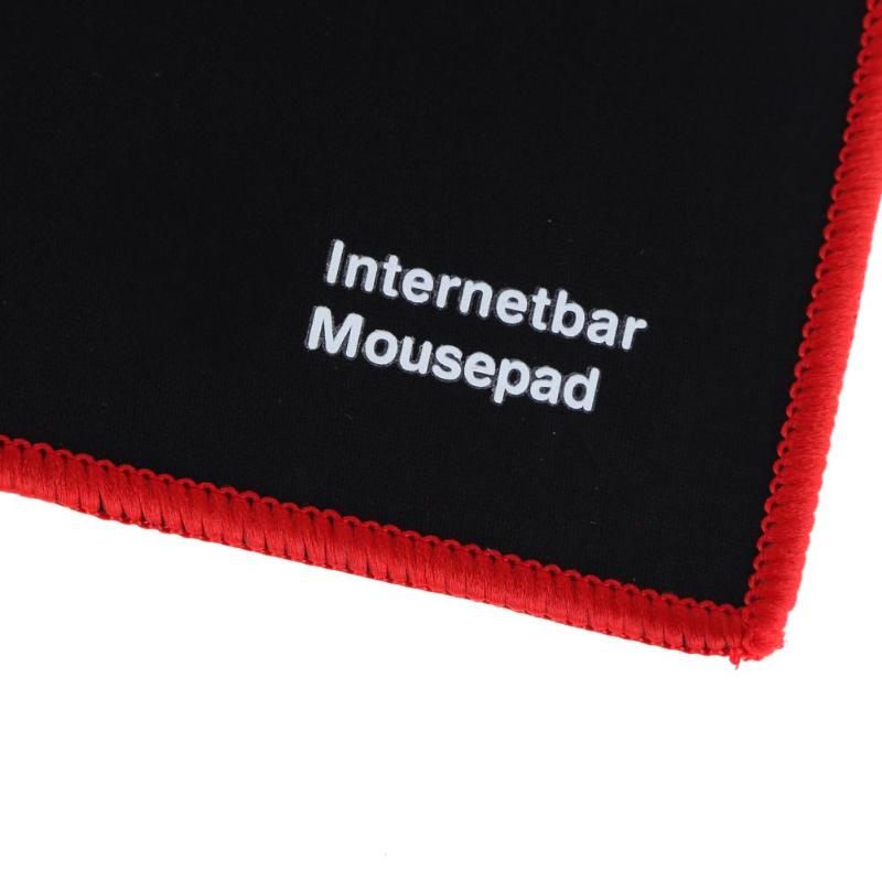 Hot 25*21CM Mouse Pad Black Red Lock Edge Rubber Speed Gaming Mouse Pad for PC Laptop Computer Black Games Mousepad Micepad New Hot 25*21CM Mouse Pad Black Red Lock Edge Rubber Speed Gaming Mouse Pad for PC Laptop Computer Black Games Mousepad Micepad New