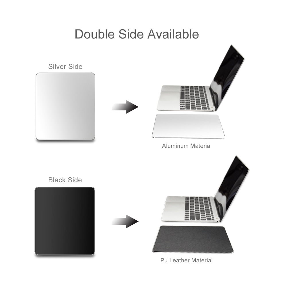 Metal Aluminum Mouse pad Mat Hard Smooth Magic Thin Mousead Double Side Waterproof Fast and Accurate Control for Office Home Metal Aluminum Mouse pad Mat Hard Smooth Magic Thin Mousead Double Side Waterproof Fast and Accurate Control for Office Home
