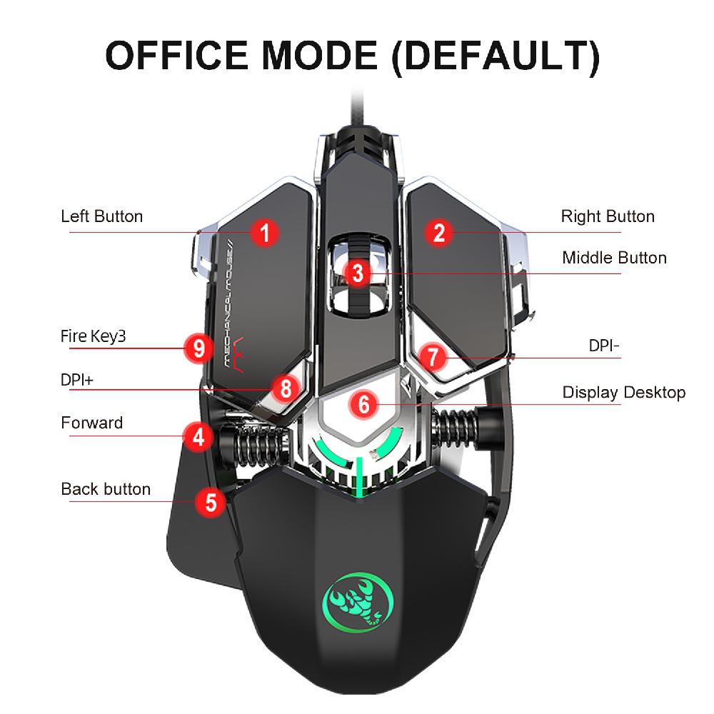 Wired Computer Gaming Mouse Wired Computer Gaming Mouse