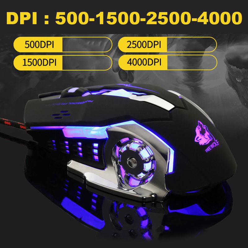 Ergonomic Wired LED Gaming Mouse Ergonomic Wired LED Gaming Mouse