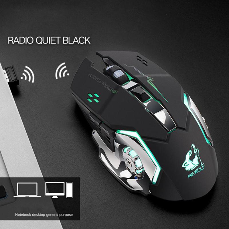 Wireless Silent LED Backlit Gaming Mouse Wireless Silent LED Backlit Gaming Mouse