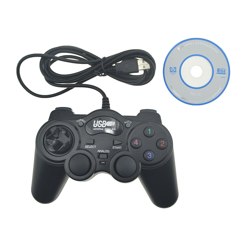 USB2.0 Shock Joypad Wired Gamepad Joystick Game Controller For PC Laptop Computer Win7/8/10/XP/Vista USB2.0 Shock Joypad Wired Gamepad Joystick Game Controller For PC Laptop Computer Win7/8/10/XP/Vista
