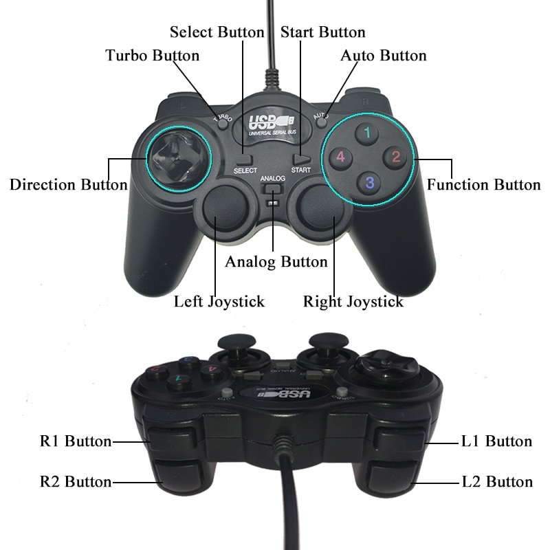 Wired PC Gaming Controllers Gamer Fuss