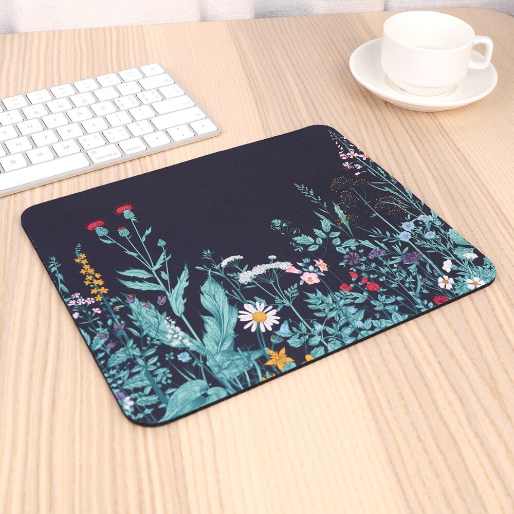 Good Use Small Mouse Pad for Game Playing Lover Rubber Mouse Mat Marble Design & Flower Pattern Good Use Small Mouse Pad for Game Playing Lover Rubber Mouse Mat Marble Design & Flower Pattern