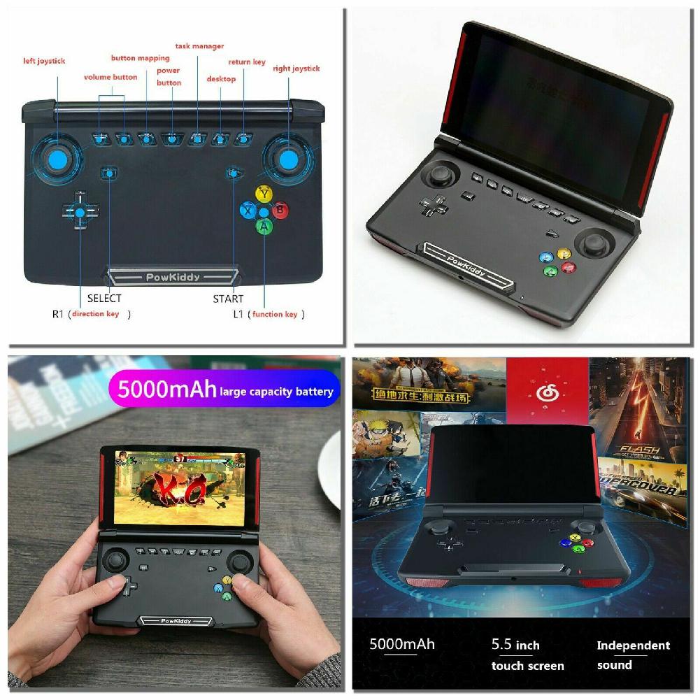 EastVita Powkiddy Andriod Handheld Game Console 5.5 INCH MTK8163 quad core 2G RAM 16G ROM Video Handheld Game Player 828 EastVita Powkiddy Andriod Handheld Game Console 5.5 INCH MTK8163 quad core 2G RAM 16G ROM Video Handheld Game Player 828