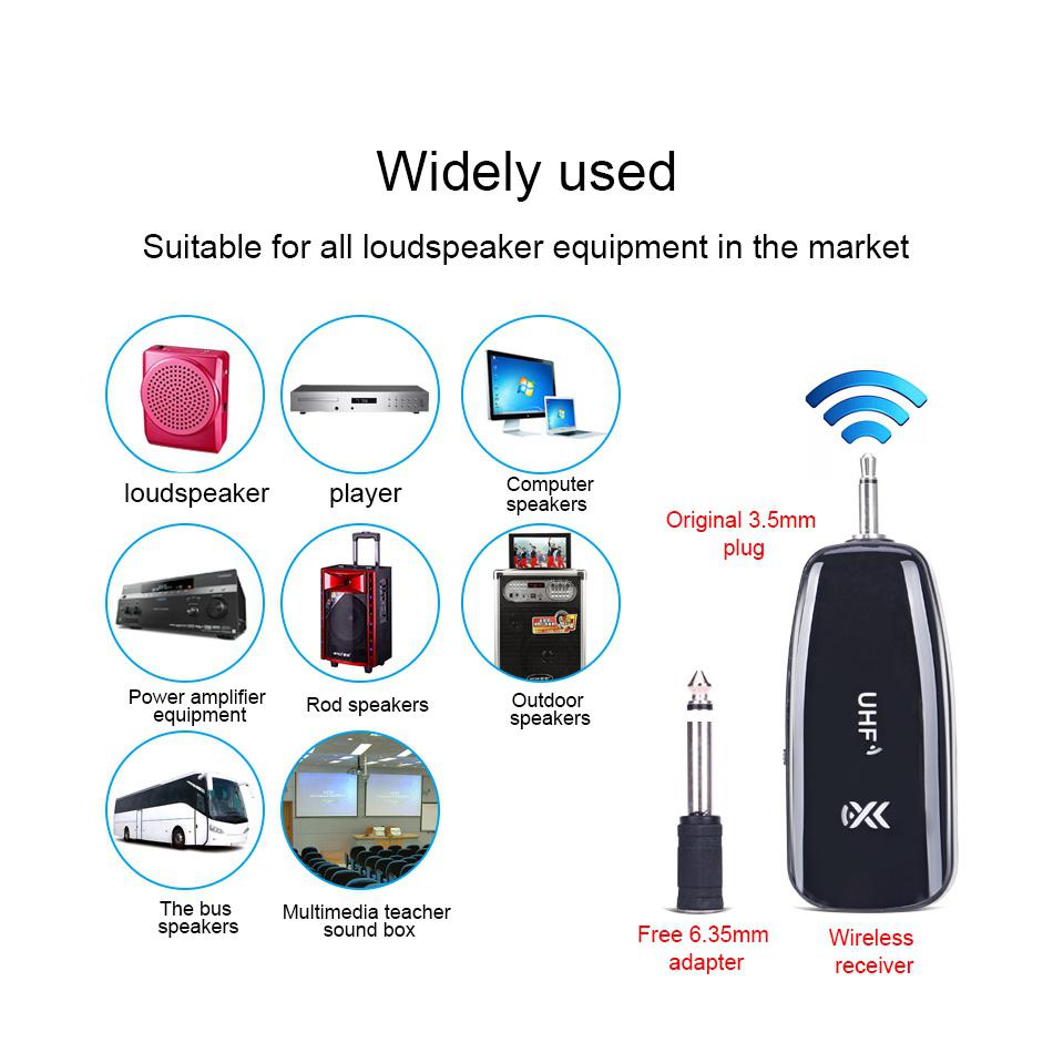 Ostart 3.5MM Lapel Mics UHF Wireless Microphone Voice Amplifier Professional Earphone Mic Ostart 3.5MM Lapel Mics UHF Wireless Microphone Voice Amplifier Professional Earphone Mic