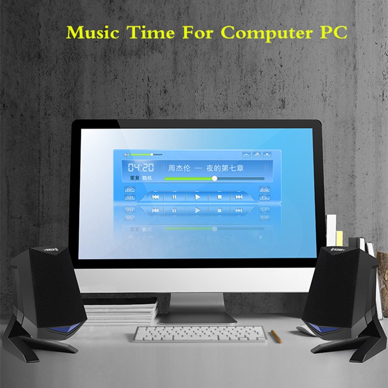 Gaming Led light Mini Portable USB Powered Speakers Bass 2.0 For Laptop Computer PC 3.5mm Audio Loudspeaker for mobile phones Gaming Led light Mini Portable USB Powered Speakers Bass 2.0 For Laptop Computer PC 3.5mm Audio Loudspeaker for mobile phones
