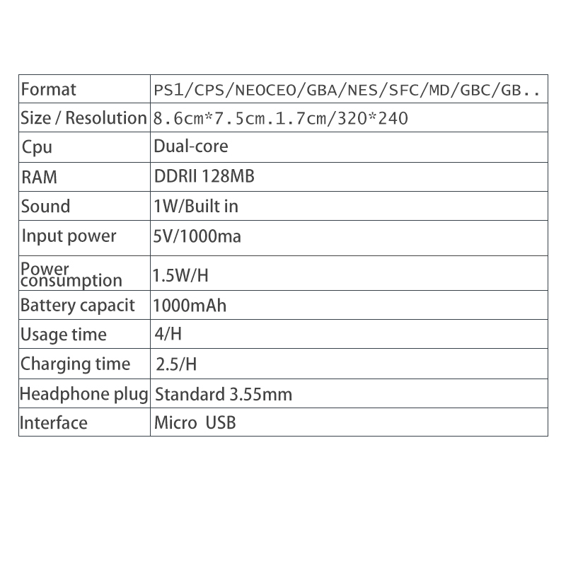 OPENDINGUX OPEN SOURCE CONSOLE LDK game 2.6inch Screen 16G Mini Handheld Children and Family Retro Games Console OPENDINGUX OPEN SOURCE CONSOLE LDK game 2.6inch Screen 16G Mini Handheld Children and Family Retro Games Console