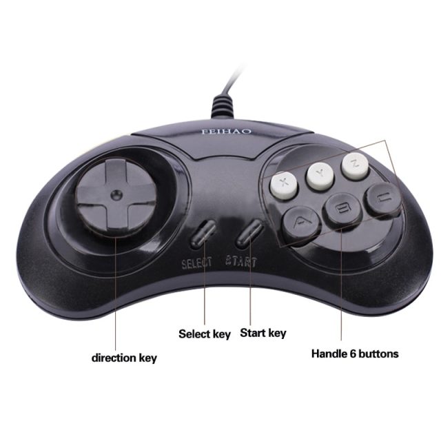 Retro Video Game Console + Joysticks Set Gamer Fuss
