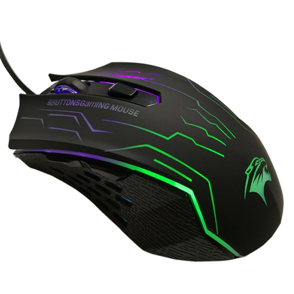 Silent Wired Optical Gaming Mouse | Gamer Fuss