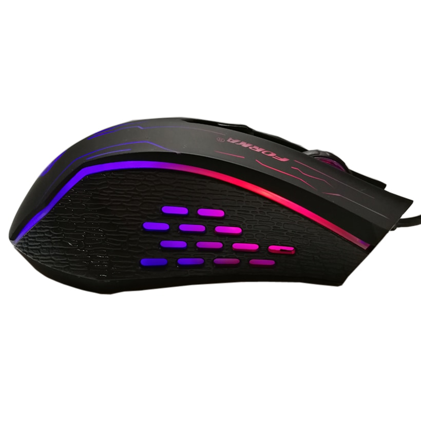 FORKA Silent Click USB Wired Gaming Mouse 6 Buttons 3200DPI Mute Optical Computer Mouse Gamer Mice for PC Laptop Notebook Game FORKA Silent Click USB Wired Gaming Mouse 6 Buttons 3200DPI Mute Optical Computer Mouse Gamer Mice for PC Laptop Notebook Game