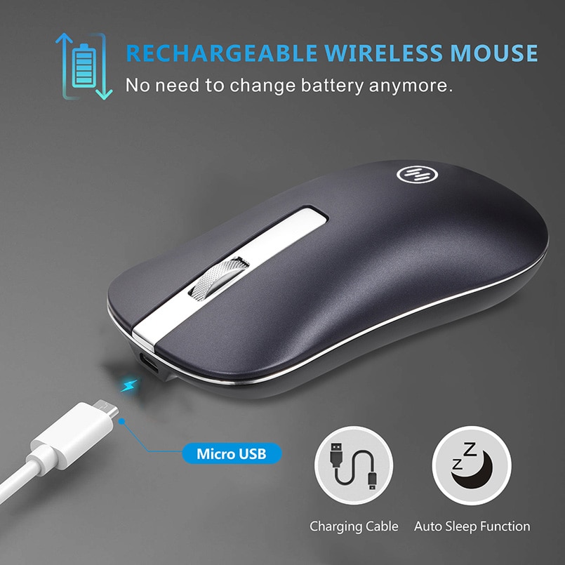 Bluetooth Wireless Ergonomic Silent Mouse | Gamer Fuss