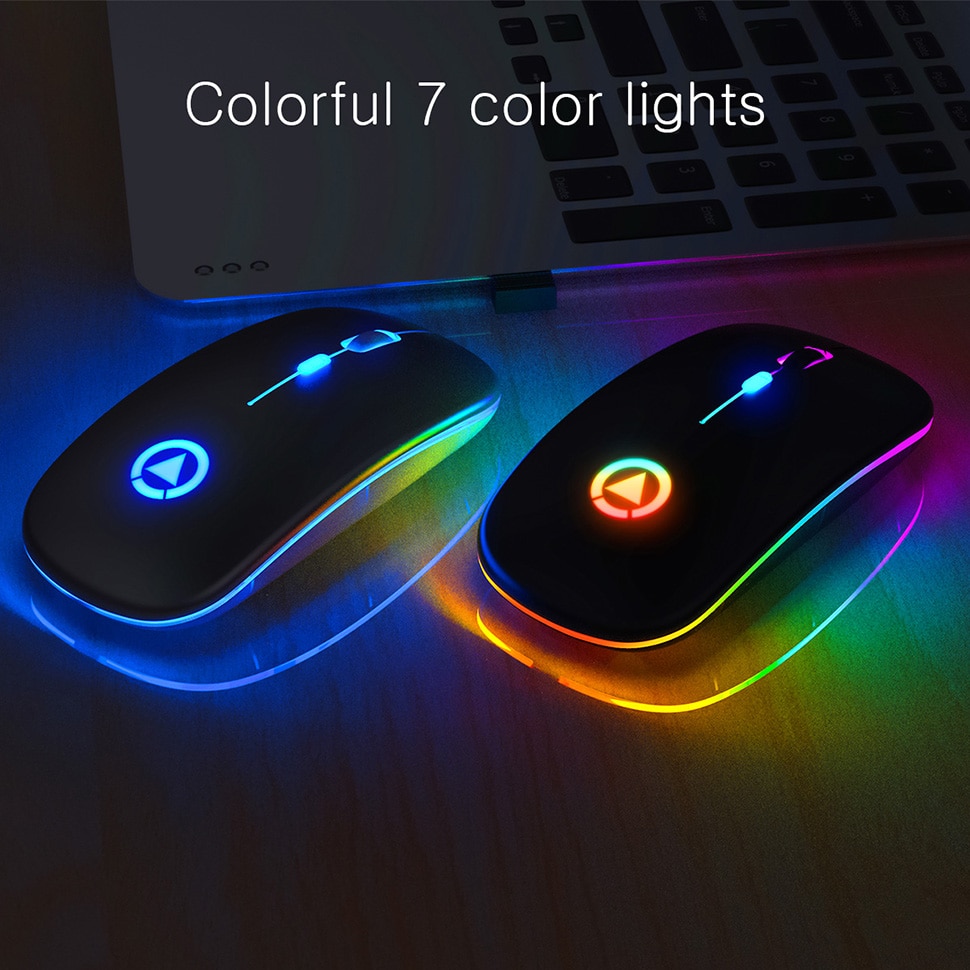 Rechargeable Mouse Wireless Silent LED Backlit Mice USB Optical Ergonomic Gaming Mouse PC Computer Mouse For Laptop Computer PC Rechargeable Mouse Wireless Silent LED Backlit Mice USB Optical Ergonomic Gaming Mouse PC Computer Mouse For Laptop Computer PC