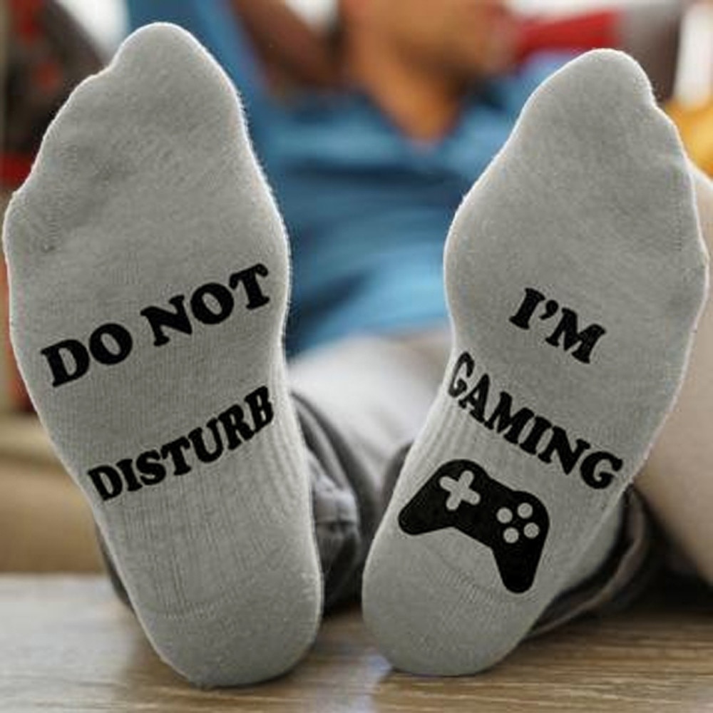 2020 New Men Women Unisex Do Not Disturb Great Gamer Gift Letter Funny Ankle Short Socks One Size Fits Most Calcetines Hombre 2020 New Men Women Unisex Do Not Disturb Great Gamer Gift Letter Funny Ankle Short Socks One Size Fits Most Calcetines Hombre