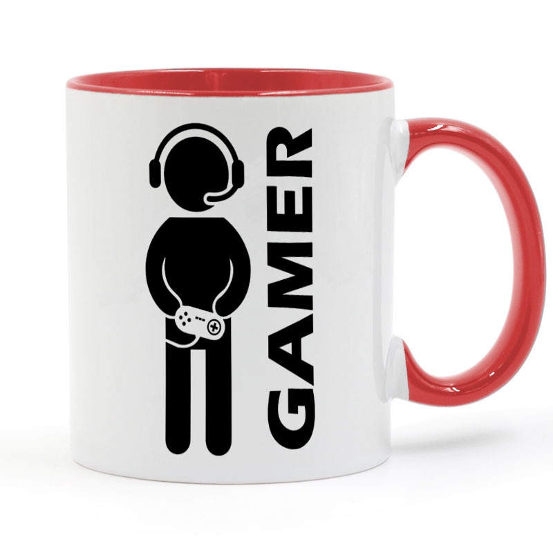 Video Game Gaming Gamer Mug Coffee Milk Ceramic Cup Creative DIY Gifts Home Decor Mugs 11oz GA047 Video Game Gaming Gamer Mug Coffee Milk Ceramic Cup Creative DIY Gifts Home Decor Mugs 11oz GA047