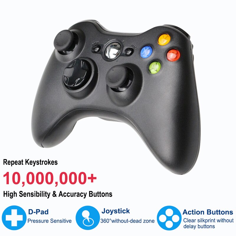 2.4G Wireless Controller For Xbox 360 Computer With PC Receiver Wireless Gamepad Remote For Microsoft Xbox360 Joystick Controle 2.4G Wireless Controller For Xbox 360 Computer With PC Receiver Wireless Gamepad Remote For Microsoft Xbox360 Joystick Controle