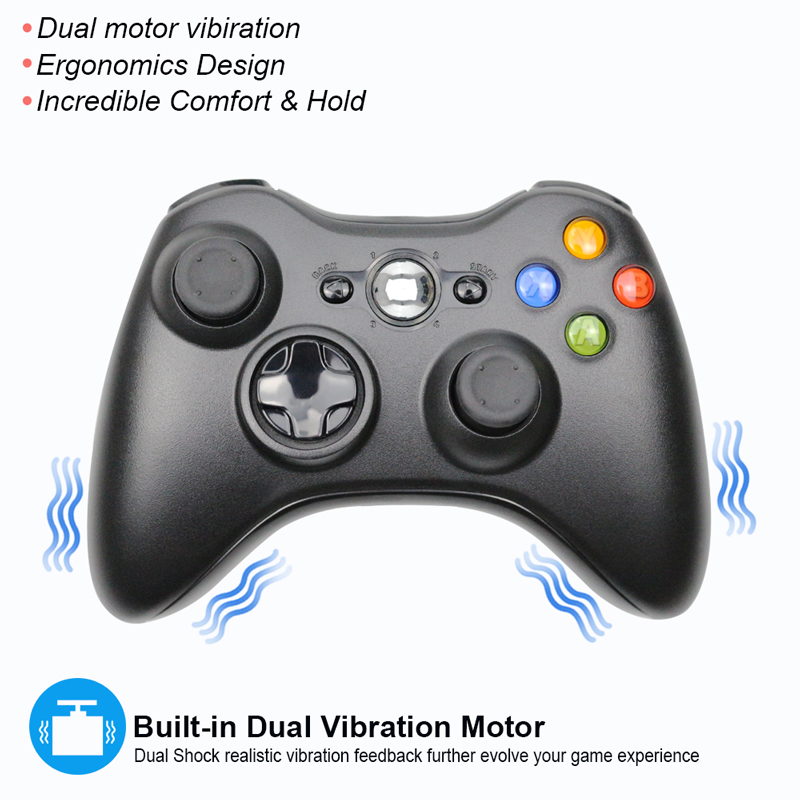 2.4G Wireless Controller For Xbox 360 Computer With PC Receiver Wireless Gamepad Remote For Microsoft Xbox360 Joystick Controle 2.4G Wireless Controller For Xbox 360 Computer With PC Receiver Wireless Gamepad Remote For Microsoft Xbox360 Joystick Controle